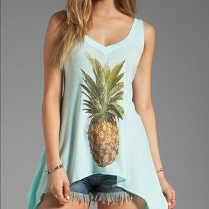 Wildfox Pineapple Tank Size Small